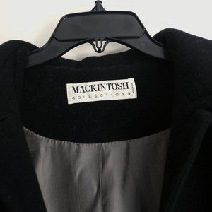 Black Medium sized Melton Cloth Coat